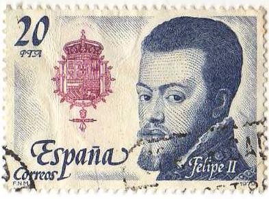 2553.-Reyes de España. Casa de Austria.Felipe II. (1527-1598)