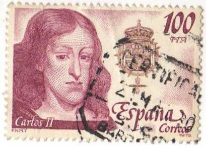 2556.- Reyes de España. Casa de Austria. Carlos II. (1661-1700)