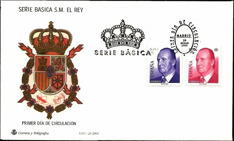 Serie Básica de S.M.  el Rey  2001 -  SPD