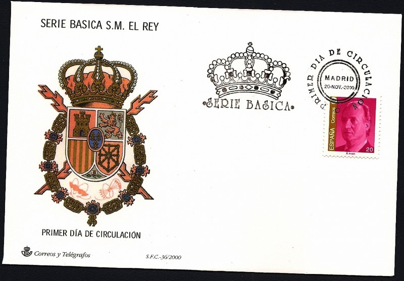 Serie Básica de S.M.  el Rey  2000 -  SPD