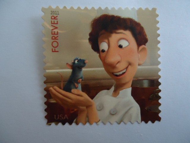 Remy the rat & linguini - Pixar Films:Send a Hello