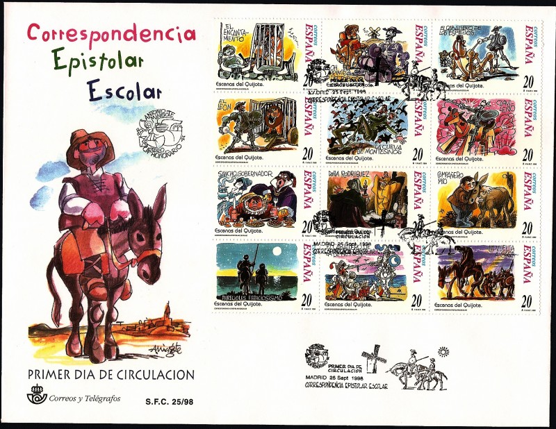 Correspondencia epistolar escolar - Don Quijote  HB - SPD