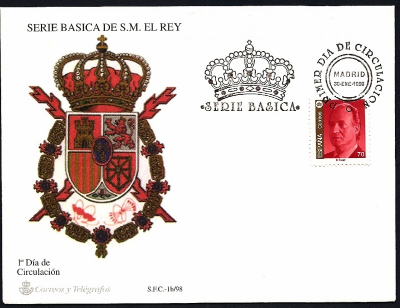 Serie Básica de S.M.  el Rey  1998 -  SPD