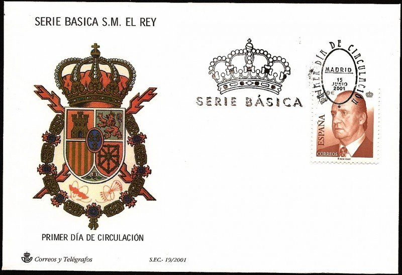 Serie Básica de S.M.  el Rey  2001 -  SPD