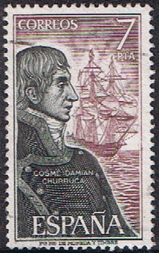 PERSONAJES ESPAÑOLES. COSME DAMIAN CHURRUCA