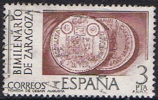 BIMILENARIO DE ZARAGOZA. MONEDA DE CÉSAR AUGUSTO