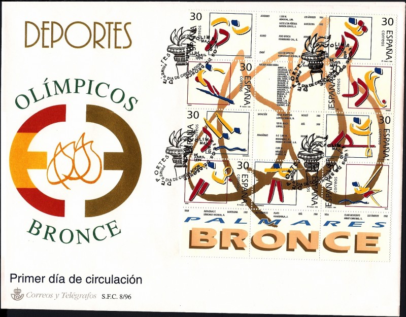 Deportes Olímpicos Bronce - Palmarés  HB - SPD