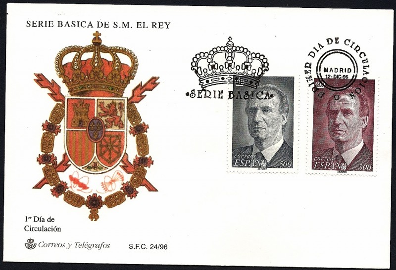Serie Básica de  S.M. el Rey  1996 -  SPD