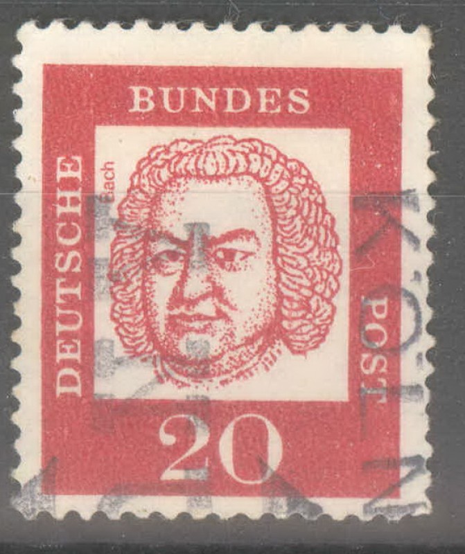 ALEMANIA_SCOTT 829 JOHANN SEBATIAN BACH. $0.2