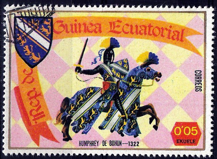 Armaduras y escudos medievales, Humphrey de Bohun.  