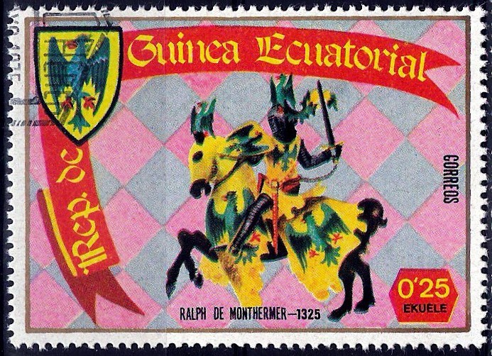 Armaduras y escudos medievales, Ralph de Montherner.
