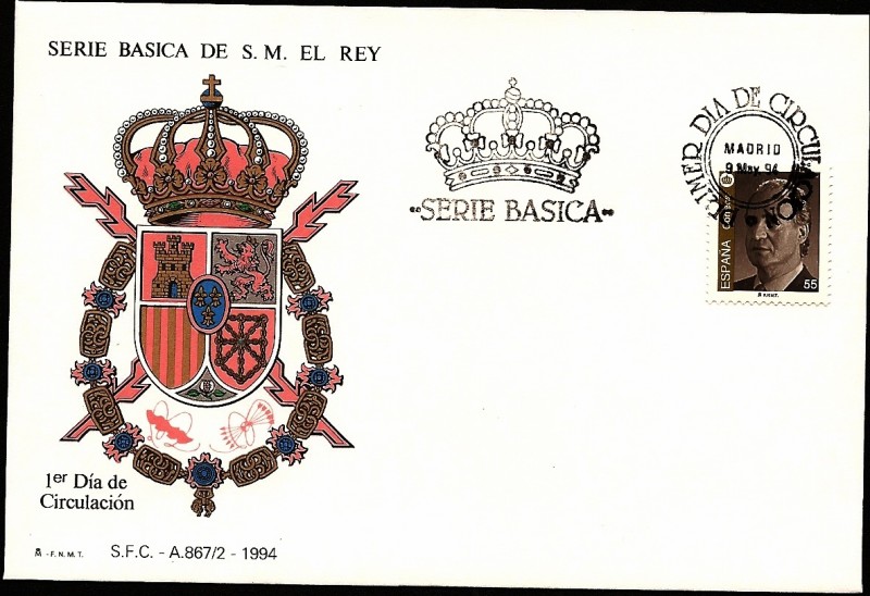 Serie Básica de S.M.  el Rey  1994 -  SPD