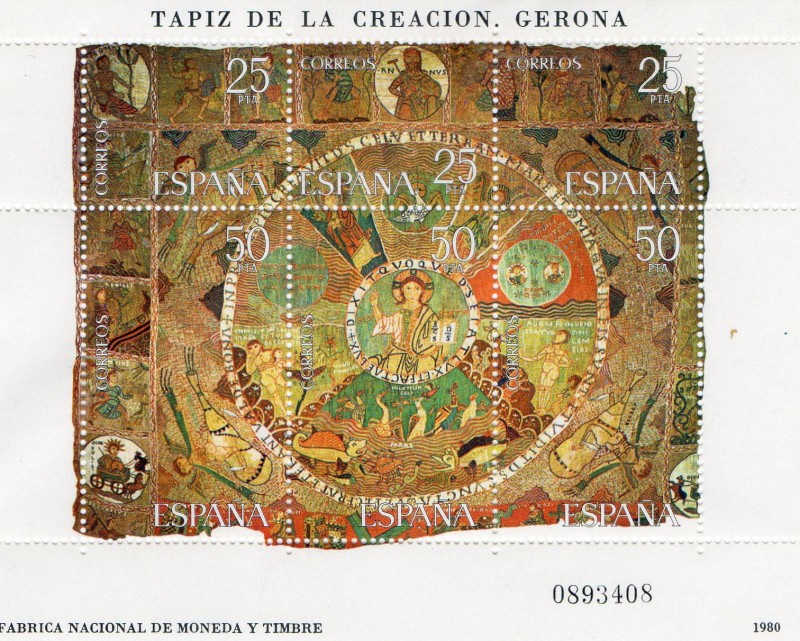  2591- TAPIZ DE LA CREACION. GERONA 