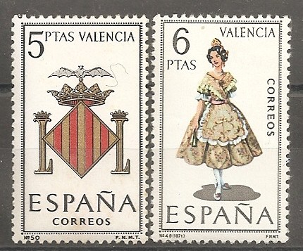Escudo y traje típico (Valencia)