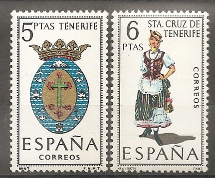 Escudo y traje típico (Tenerife)