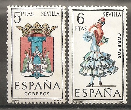Escudo y traje típico (Sevilla)