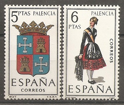 Escudo y traje típico (Palencia)