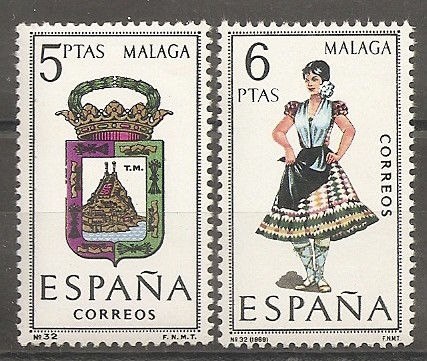 Escudo y traje típico (Málaga)