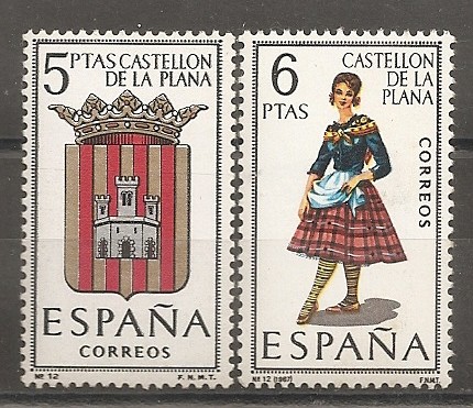 Escudo y traje típico (Castellón de la Plana)