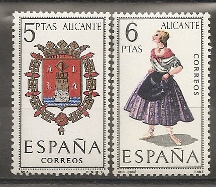 Escudo y traje típico (Alicante)