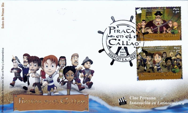 piratas 2007 fdc