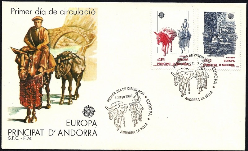 EUROPA  CEPT 1988   - SPD