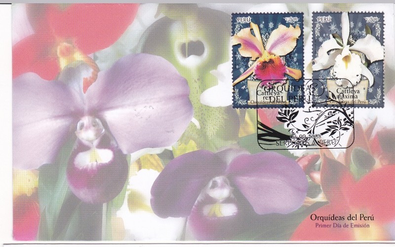 2008 Orquideas fdc