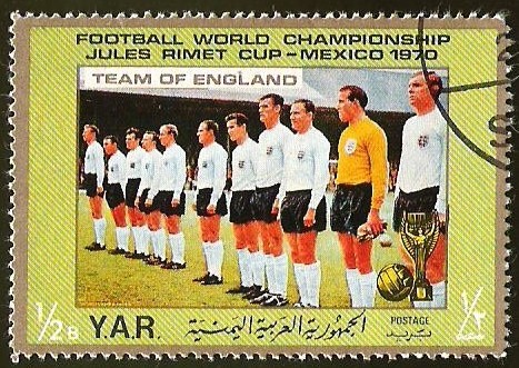 FUTBOL - MEXICO 1970 - TEAM OF ENGLAND