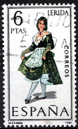 1901 Trajes típicos españoles,  Lerida.