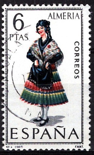 1770 Trajes típicos españoles. Almería