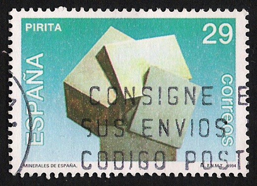 232.003.285,01 - Minerales de España - Pirita -Phil.241963-Ed.3285-Sc.2763c