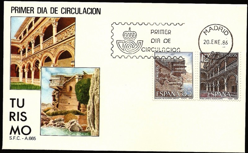Turismo - Balcón de Europa  Nerja - Monasterio de Lupiana Guadalajara - SPD