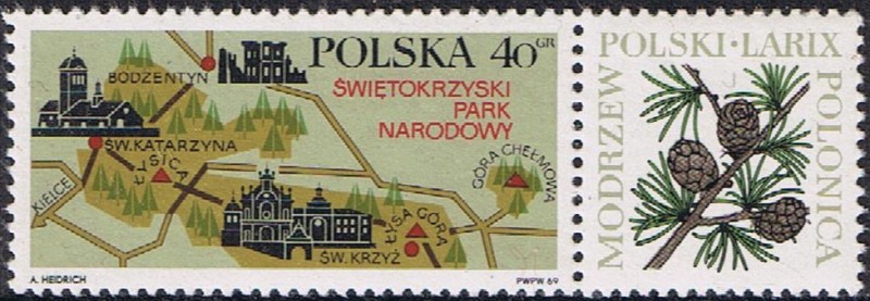 TURISMO 1969. PARQUE NACIONAL DE SWIETOKRYSKI