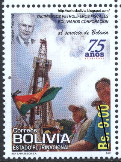 75 Años Yacimientos Petrolíferos Fiscales Bolivianos