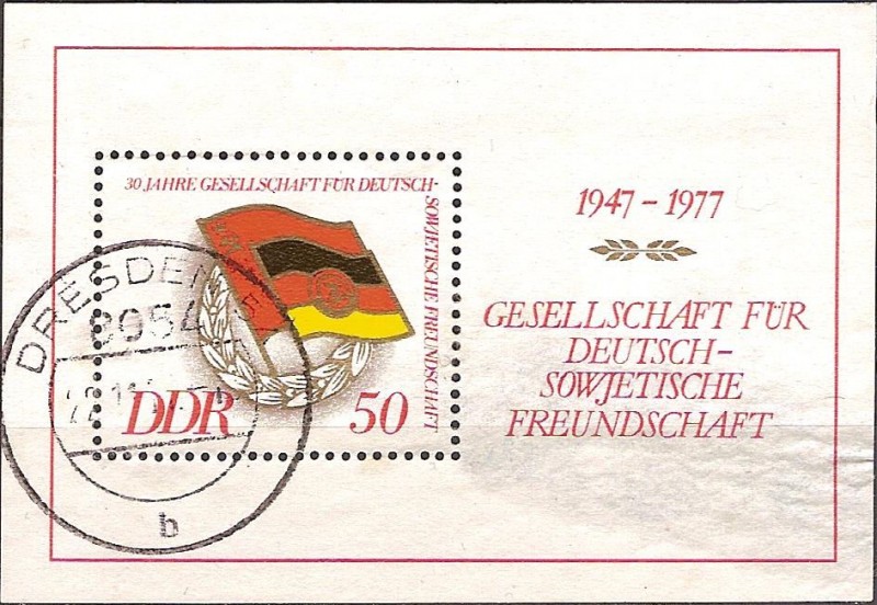 30 Años sociedad para la amistad alemana-soviética.