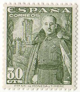 1025.- General Franco y Castillo de la Mota
