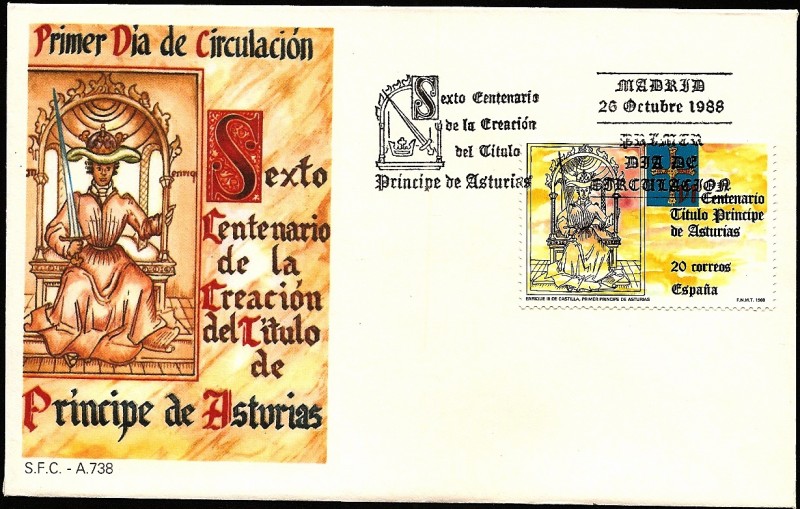 6 centenario creación título Príncipe de Asturias - SPD