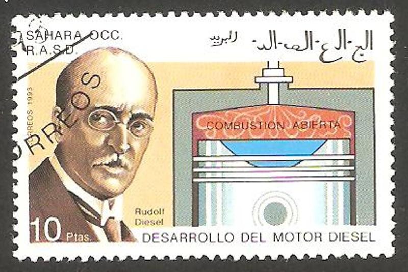 Rudolf Diesel, desarrollo del motor diesel