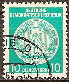 Marca de servicio,circ/der-DDR.