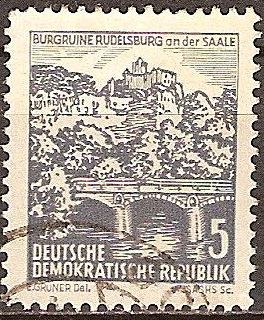 paisajes y edificios históricos (DDR).