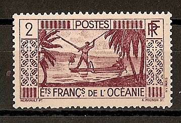 Establecimiento Frances de Oceania - Colonia.