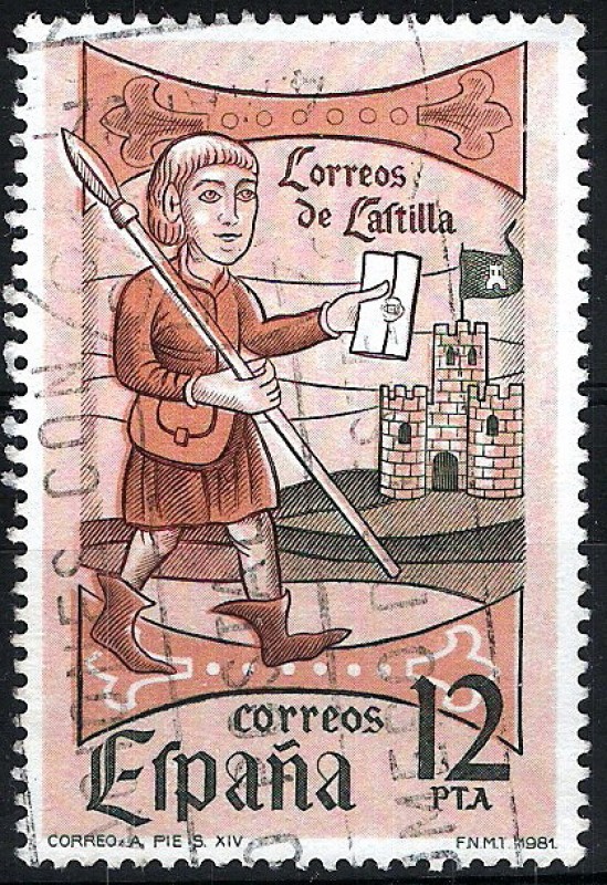 2621 Día del sello. Correos de Castilla. Siglo XIV.