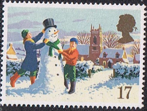 NAVIDAD 1990. MUÑECO DE NIEVE