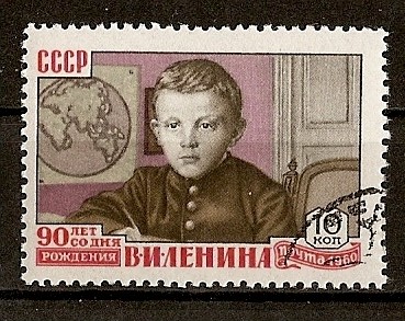 90 Aniversario del nacimiento de Lenin.