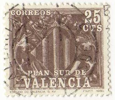 Plan Sur de Valencia. 10.- Escudo de Valencia.
