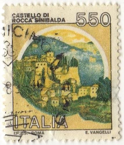TORINO Y529 ITALIA FDC FILAGRANO CASTELLI D'ITALIA ROCCA SINIBALDA RI 1984 ANN 