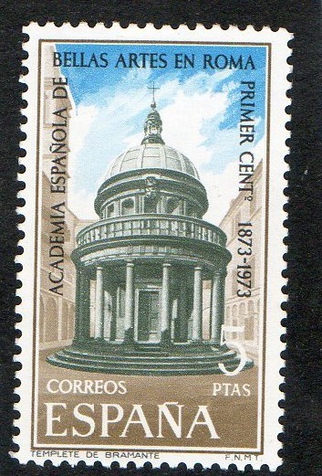 2183- PRIMER CENTENARIO DE LA ACADEMIA DE BELLAS ARTES EN ROMA