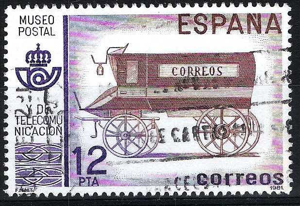 2638 Museo Postal. Furgón del siglo XIX