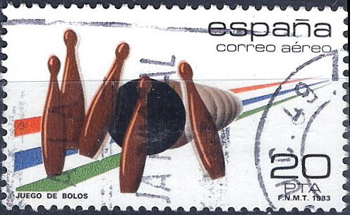 2696 Deportes. Juego de bolos.