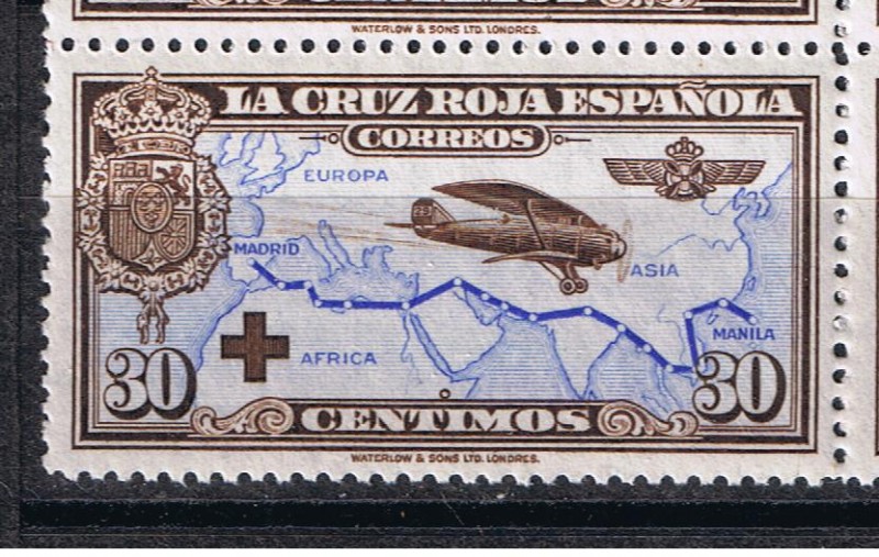 Edifil  344  Pro Cruz Roja Española. 